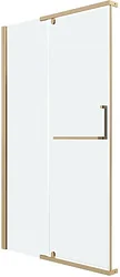 Душевая дверь Grossman Pragma 100x195 100.K33.03.100.32.00 (золото сатин/стекло прозрачное)