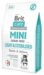 Brit (2 кг) Care Mini Light & Sterilised