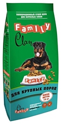 CLAN Family Сухой корм для взрослых собак крупных пород с курицей