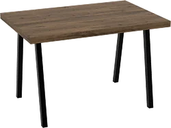 Кухонный стол TMB Loft Слинг Дуб 1200x600 40 мм (темный орех)