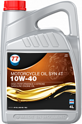 77 Lubricants Syn 4T 10W-40 4л