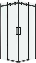 Душевой уголок Grossman Classic 80x80x195 300.K33.04.8080.21.00 (черный матовый/прозрачное стекло)