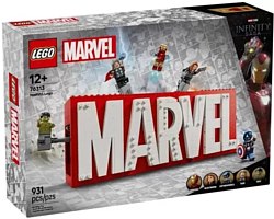 Конструктор LEGO Super Heroes Логотип MARVEL с минифигурками 76313 Конструктор LEGO Super Heroes Логотип MARVEL с минифигурками 76313