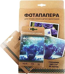 Фотобумага White Paper 10 х 15 матовая 170 г/м2 50 л
