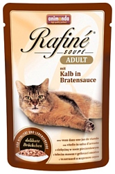 Animonda Rafine Soupe Adult для кошек с телятиной в жареном соусе (0.1 кг) 1 шт.