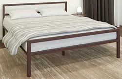 Кровать ИП Князев Наргиз 90x200 (коричневый) Кровать ИП Князев Наргиз 90x200 (коричневый)