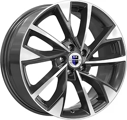 Колесный диск K&K Роквуд 7x17/5x114.3 D66.1 ET37 Алмаз черный