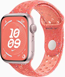 Умные часы Apple Watch Series 9 45 мм (алюминиевый корпус, спортивный Nike M/L)