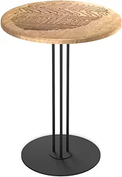 Журнальный столик Sheffilton SHT-CT44-1/H43 (тирион/черный муар)