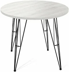 Кухонный стол Sheffilton SHT-TU10/TT 80 ЛДСП SHT-T22 (черный муар/сосна касцина)