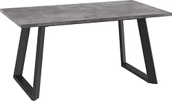 Кухонный стол Мамадома Loft lux-160 раздвижной 160-205х90 (дымчатая керамика/черный) Кухонный стол Мамадома Loft lux-160 раздвижной 160-205х90 (дымчатая керамика/черный)