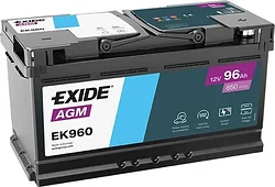 Автомобильный аккумулятор Exide Start-Stop AGM EK960 (96Ah)