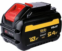 Аккумулятор Volat для DeWalt 18.0V/54.0V 12.0Ah (Li-ion) DEW-DCB606 Аккумулятор Volat для DeWalt 18.0V/54.0V 12.0Ah (Li-ion) DEW-DCB606