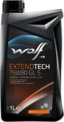 Трансмиссионное масло Wolf ExtendTech 75W-80 GL 5 1л Трансмиссионное масло Wolf ExtendTech 75W-80 GL 5 1л