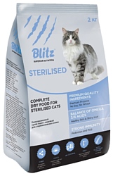 Blitz (2 кг) Adult Cat Sterilised dry