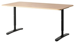 Ikea Бекант (дубовый шпон/черный) (590.228.06)