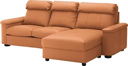 Угловой диван Ikea Лидгульт 392.571.41 (гранн/бумстад золотисто-коричневый)