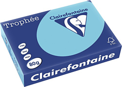 Clairefontaine Trophee пастель A4 80 г/кв.м 500 л (темно-голубой)