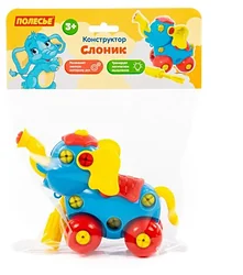 Конструктор Полесье Животные 84453 Слоник