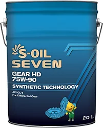 Трансмиссионное масло S-OIL SEVEN GEAR HD 75W-90 20л Трансмиссионное масло S-OIL SEVEN GEAR HD 75W-90 20л