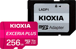 Kioxia Exceria Plus microSDXC LMPL1M256GG2 256GB (с адаптером)