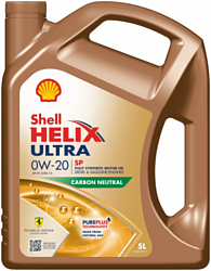 Моторное масло Shell Helix Ultra SP 0W-20 5л