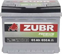 Автомобильный аккумулятор Zubr Premium R+ (65Ah)