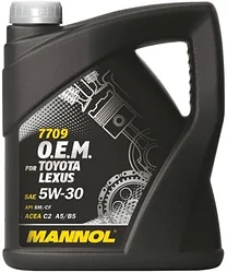 Моторное масло Mannol O.E.M. for Toyota Lexus 5W-30 4л