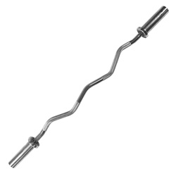 American Fitness Olympic EZ Curl Bar