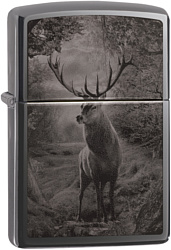 Zippo Black Ice Deer Design 49059