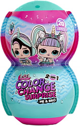 L.O.L. Surprise! Color Change Surprise Me & Lil Bro 580638EUC