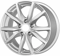 Колесный диск Вектор K57 6.5x15/5x100 D57.1 ET38 Серебристый 
