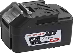 Аккумулятор Интерскол АПИ-5.0/18 2400.022 (18В/5 Ач) Аккумулятор Интерскол АПИ-5.0/18 2400.022 (18В/5 Ач)