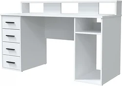 Стол для работы Интерлиния Skill-08 (белый/белый) Стол для работы Интерлиния Skill-08 (белый/белый)