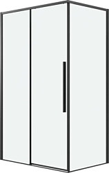 Душевой уголок Grossman Galaxy 100x90x195 120.K33.01.1090.21.00 (черный матовый/прозрачное стекло)