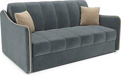 Прямой диван Мебель-АРС Давос ППУ 180x200 см M2-111 5-42 (велюр серо-синий HB-178/26) Прямой диван Мебель-АРС Давос ППУ 180x200 см M2-111 5-42 (велюр серо-синий HB-178/26)