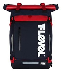 T-level Infinity Rolltop 43 blue/red (navy/red)