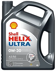 Моторное масло Shell Helix Ultra A5/B5 0W-30 4л Моторное масло Shell Helix Ultra A5/B5 0W-30 4л