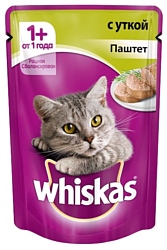 Whiskas (0.085 кг) 1 шт. Паштет с уткой для взрослых кошек