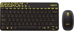 Logitech MK240 Nano black-Yellow USB