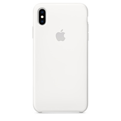 Apple Silicone Case для iPhone XS White
