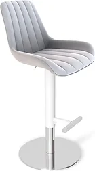 Sheffilton SHT-ST37/S128 (серое облако/хром/белый муар)