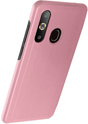 Case Smart view для Samsung Galaxy A20/A30 (розовое золото)