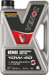 Моторное масло Venol Semisynthetic Multi PDG 10W-40 5л