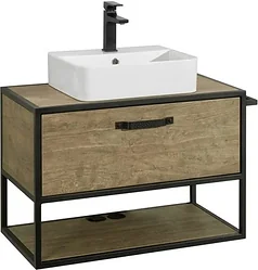 Тумба под умывальник Акватон  Лофт Фабрик 80 1A2424K2LTDY0