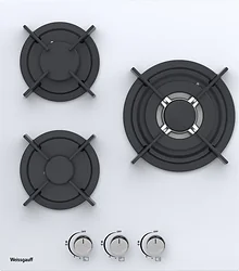 Газовая варочная панель Weissgauff HGG 451 WGh Nano Glass Газовая варочная панель Weissgauff HGG 451 WGh Nano Glass