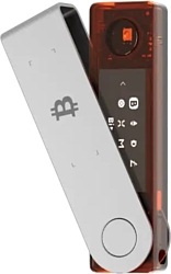 Аппаратный криптокошелек Ledger Nano X (оранжевый/прозрачный)