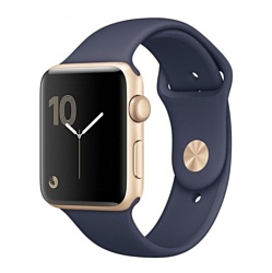 Apple Watch Series 2 38mm Gold with Midnight Blue Sport Band (MQ132)