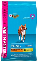 Eukanuba Mature & Senior Dry Dog Food For Medium Breed Chicken (3 кг)