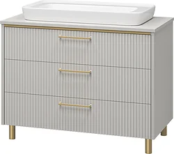 Тумба под умывальник Brevita Elche 100 ELC-0100-0302Я (серый кашемир)